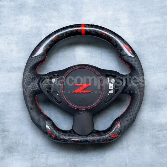 Customize Carbon Fiber Steering Wheel - Nissan 370z Z34