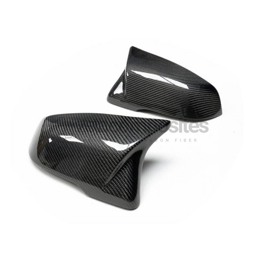 Toyota GR Supra Carbon Fiber M Style Mirror Caps - Direct Replacements