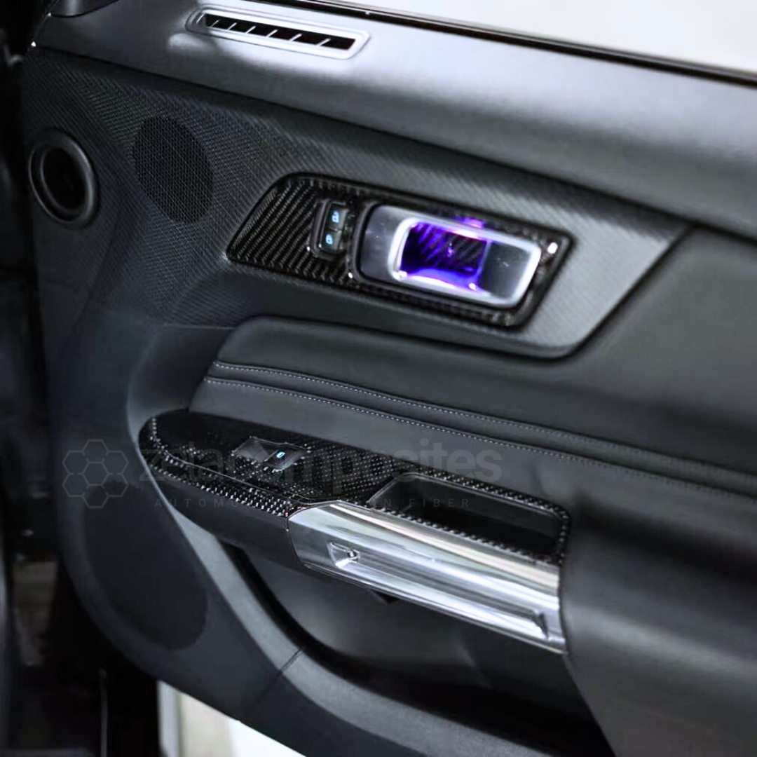 Carbon Fiber Interior Full Overlay Kit for 2024+ S650 Mustang