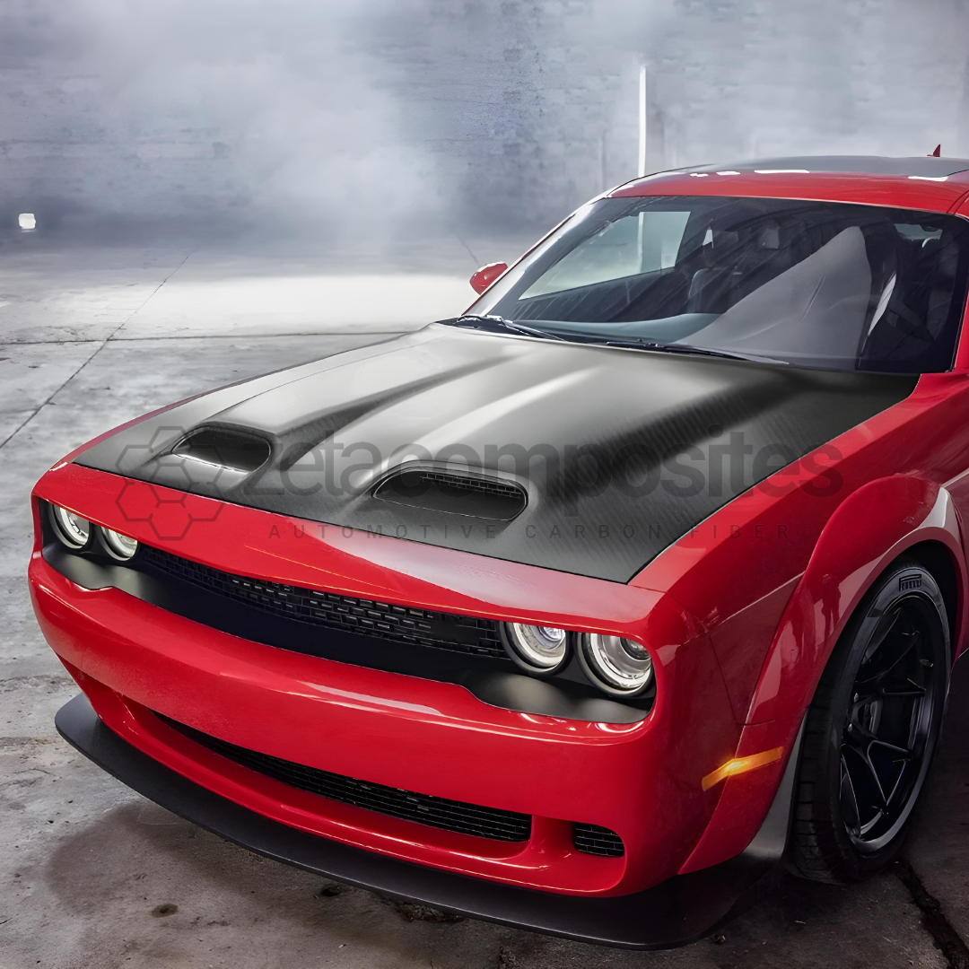 2015-2023 Dodge Challenger Hellcat Redeye Carbon Fiber Hood