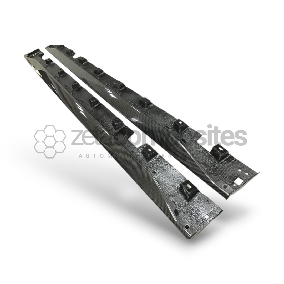 Carbon Fiber Rocker Panel Side Skirts OE Style for Mustang 15'-23 ...