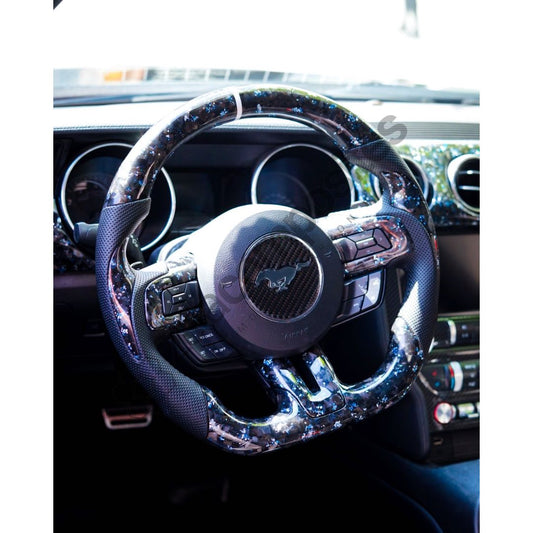 2015-2023 Mustang Carbon Fiber Steering Wheel Premium Quality Customizable