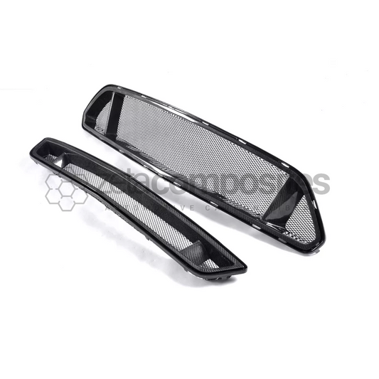 2015-2017 Mustang Carbon Fiber Grille Upper and Lower