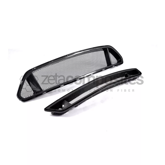 2015-2017 Mustang Carbon Fiber Grille Upper and Lower