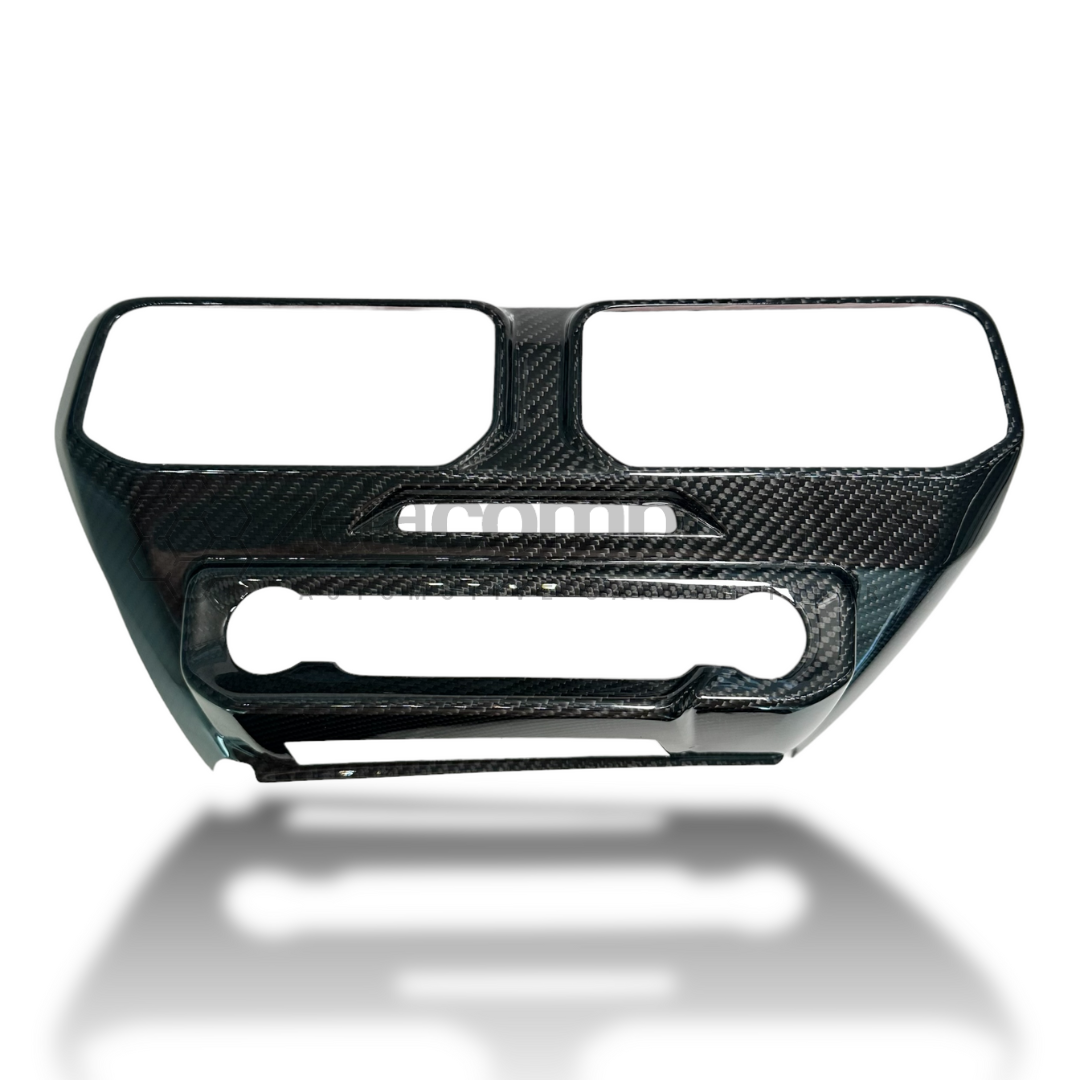 S650 Mustang Carbon Fiber Central Control Panel Cover