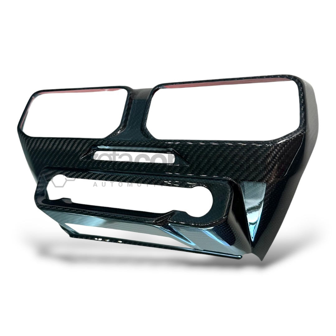 S650 Mustang Carbon Fiber Central Control Panel Cover