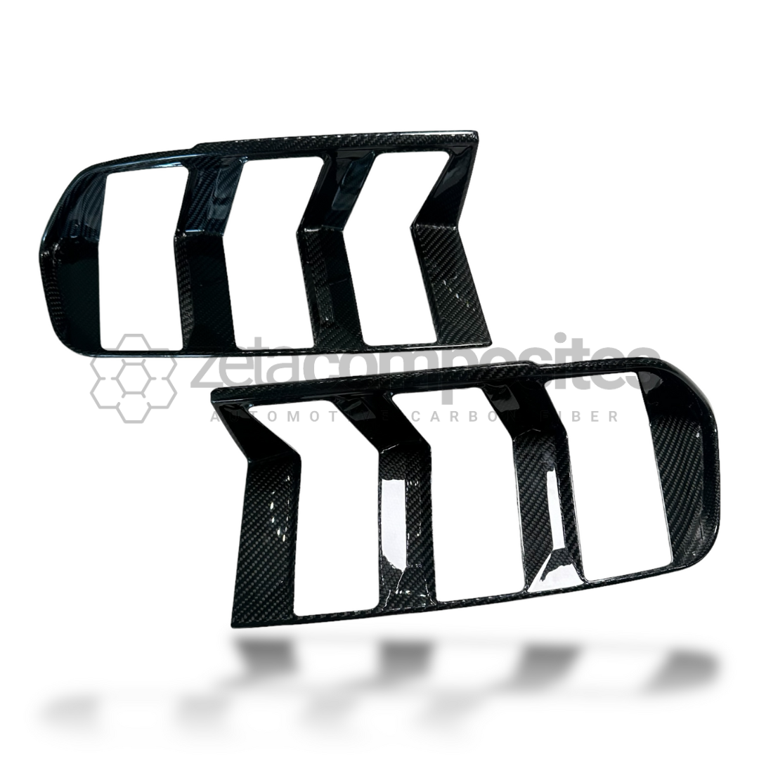 S650 Mustang Carbon Fiber Taillight Cover Set