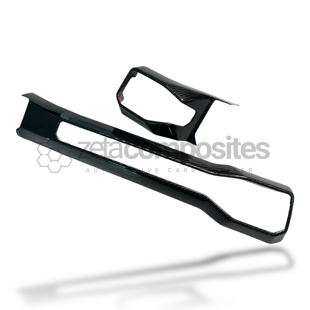 S650 Mustang Carbon Fiber Dash Cover Set