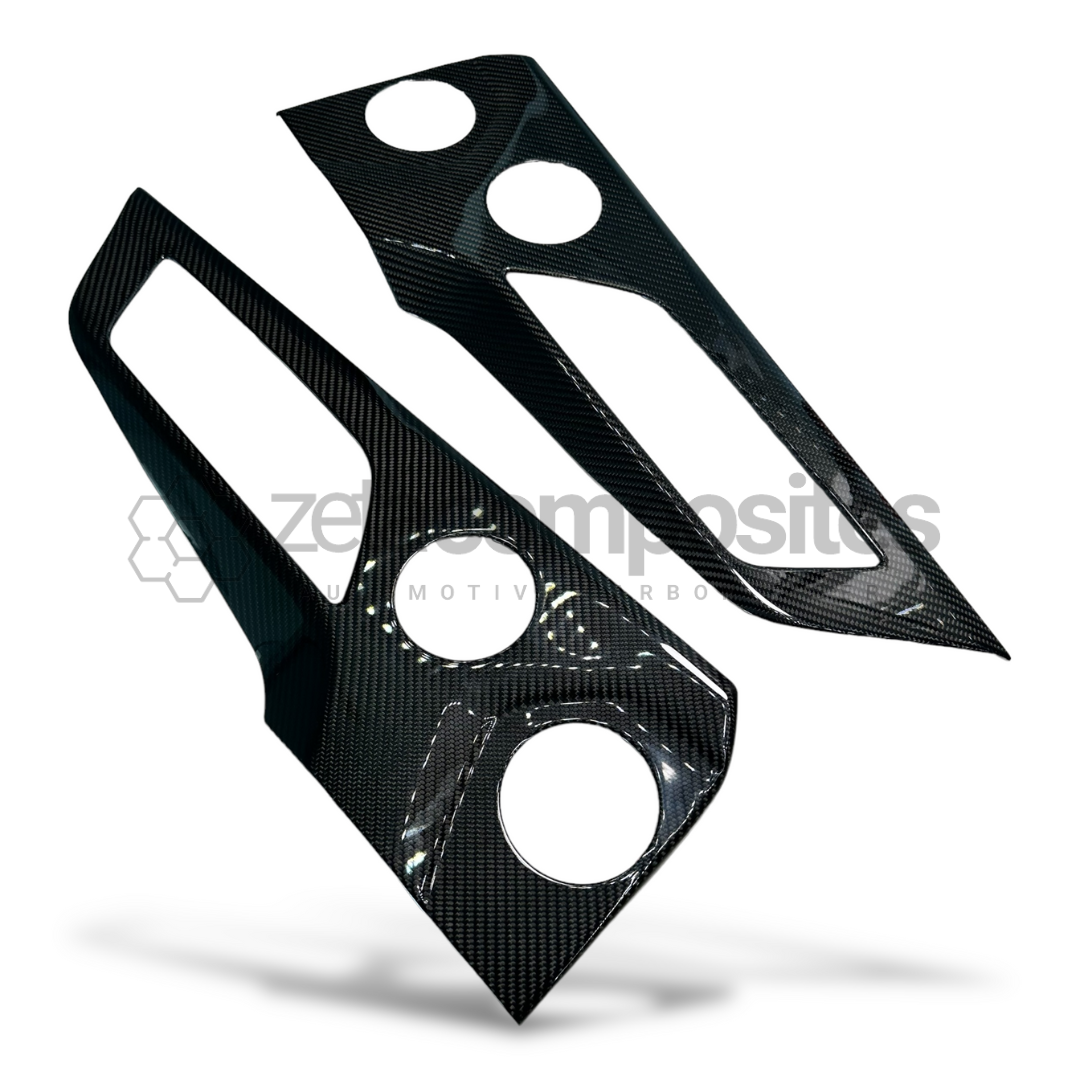 S650 Mustang Carbon Fiber Door Panel Cover Set