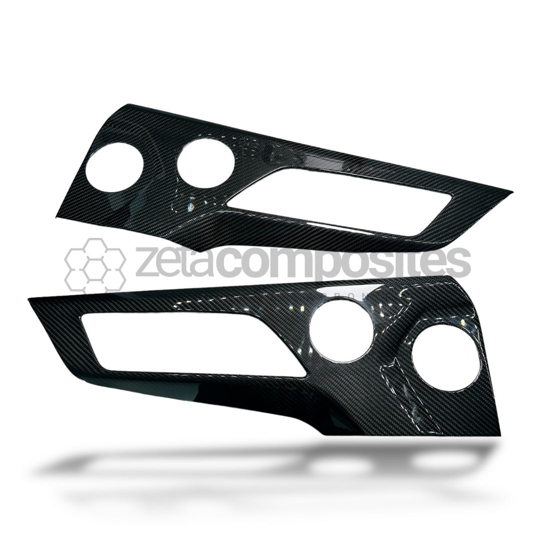 S650 Mustang Carbon Fiber Door Panel Cover Set