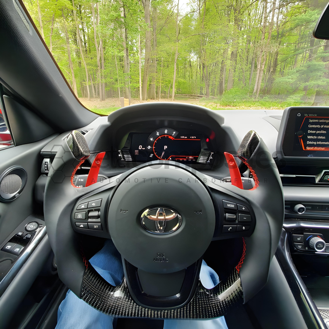 Toyota A90 Supra - Most Customizable Carbon Fiber Steering Wheel