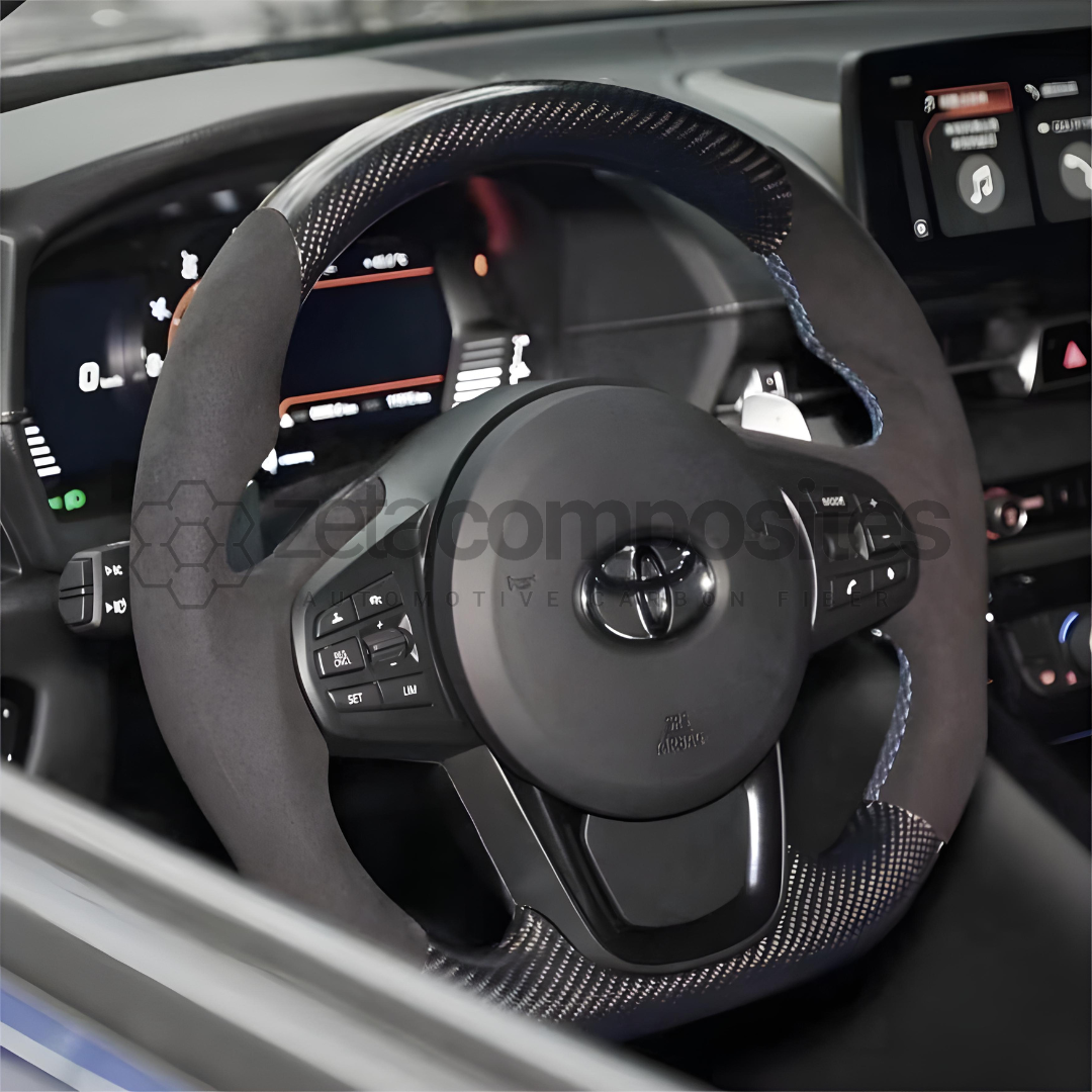 Toyota A90 Supra - Most Customizable Carbon Fiber Steering Wheel