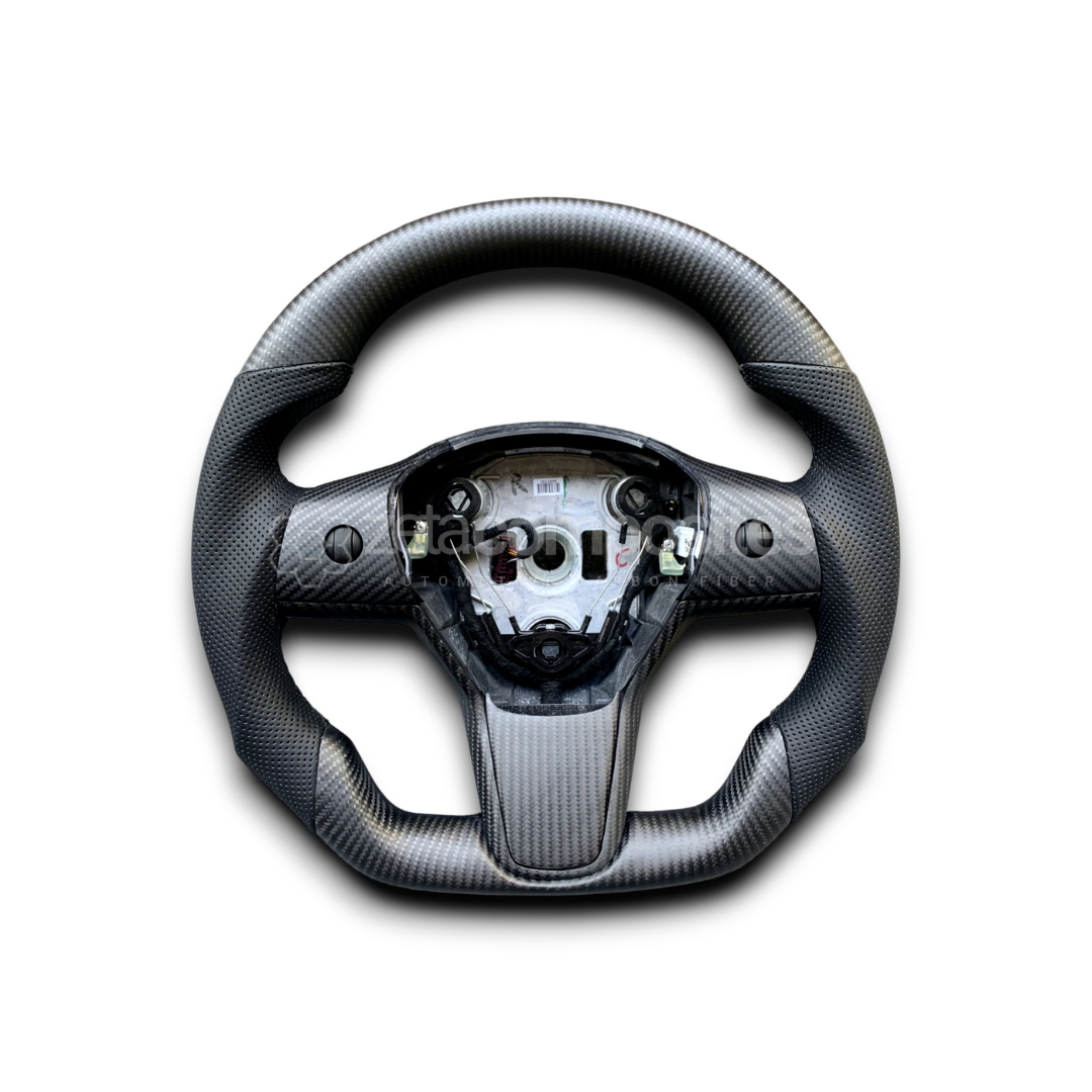 Tesla Carbon Fiber Steering Wheel Model 3 and Y