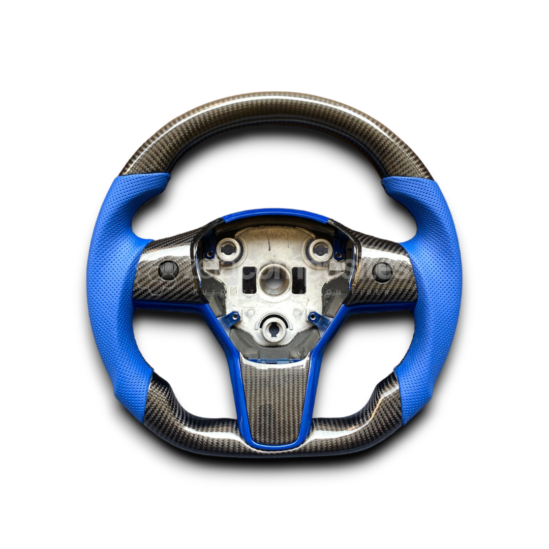 Tesla Carbon Fiber Steering Wheel Model 3 and Y