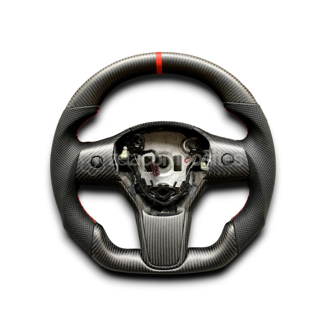 Tesla Carbon Fiber Steering Wheel Model 3 and Y