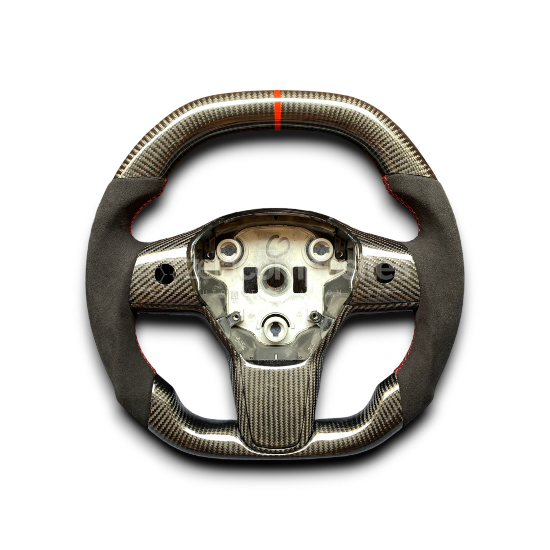 Tesla Carbon Fiber Steering Wheel Model 3 and Y