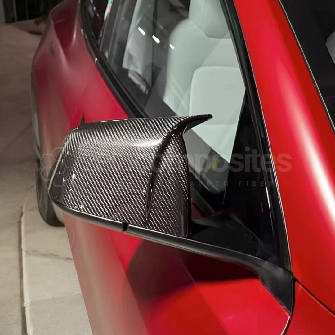 Tesla Model X/Y/S/3 Carbon Fiber Mirror Caps Builder