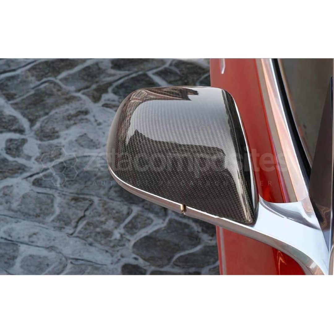 Tesla Model X/Y/S/3 Carbon Fiber Mirror Caps Builder