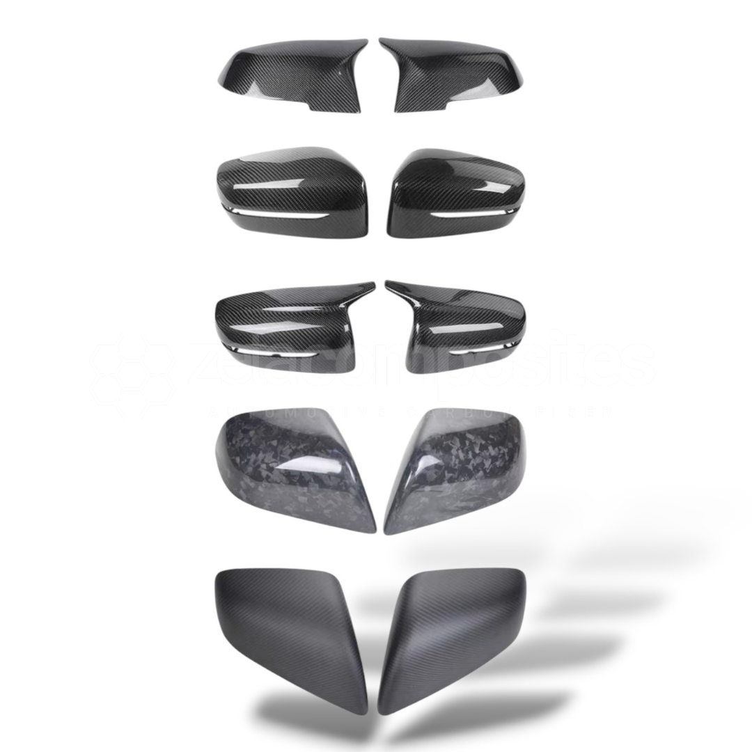 Tesla Model X/Y/S/3 Carbon Fiber Mirror Caps Builder