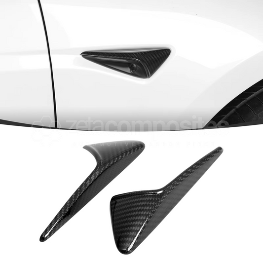 Tesla Model 3 / Y Carbon Fiber Fender Trims