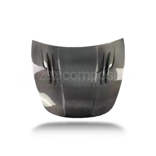 Tesla Model 3 / Y Carbon Fiber Canard Style Hood