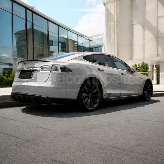 Tesla Model S Sedan Carbon Fiber Diffuser