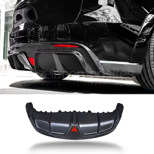 Tesla Model X Carbon Fiber 3rd Brake Light Diffuser