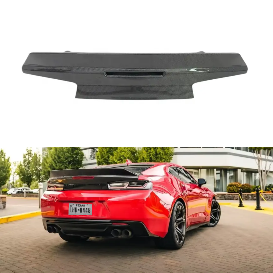 2016-2023 Camaro Carbon Fiber Trunk Double Carbon