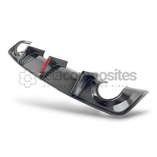 brake light carbon fiber diffuser charger