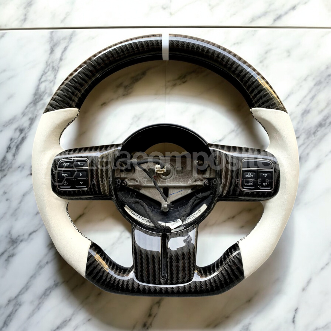 wrangler patriot compass 2011-2018 custom carbon fiber steering wheel