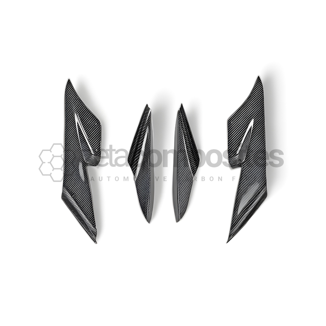 Honda S2000 Carbon Fiber 4 Piece Canards Set