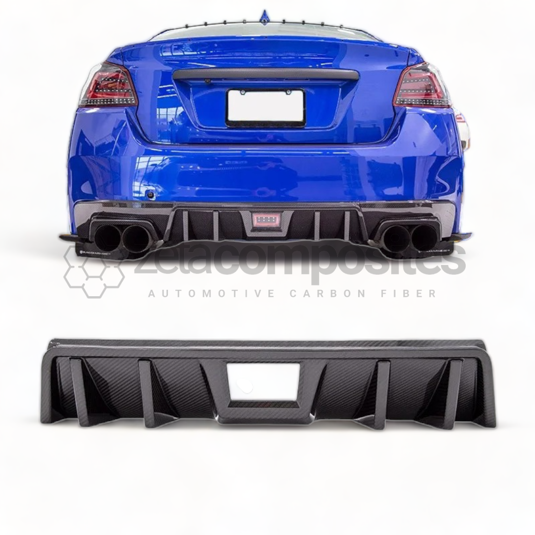 2015-2021 Subaru WRX STI Carbon Fiber Rear Diffuser 1pc