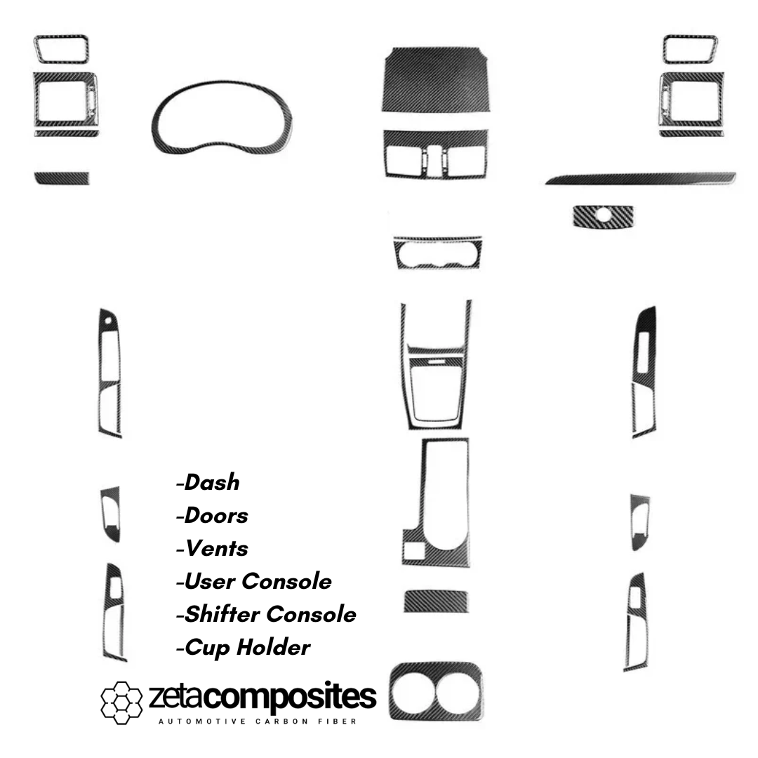 Carbon Fiber Interior Trim Kit 2015-2021 Subaru WRX / STi