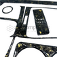 DISCONTINUE SALE Gold Flakes Forged Carbon Fiber Interior Trim Kit Wrx Sti