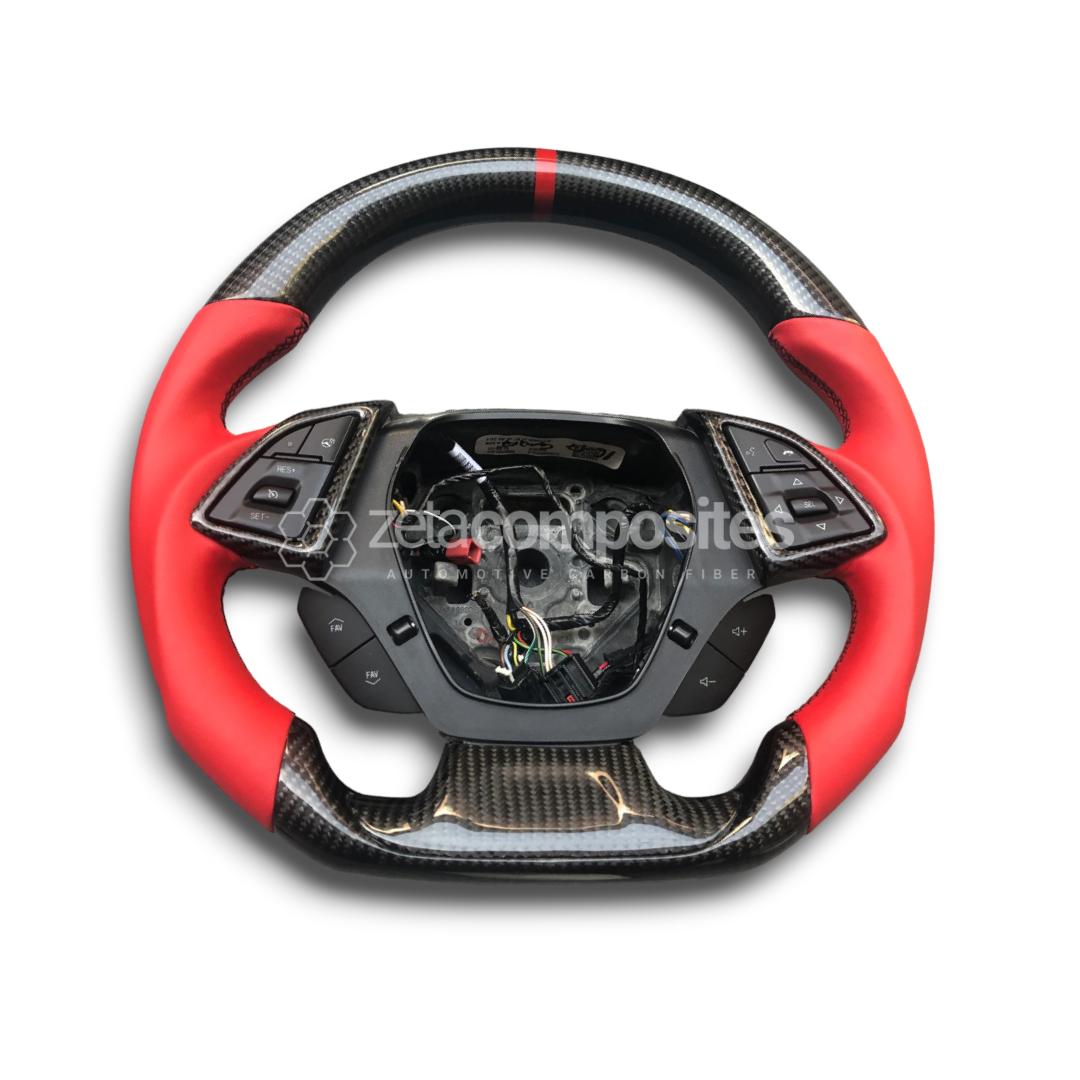 2016-2024 Camaro Carbon Fiber Steering Wheel Build Customizable