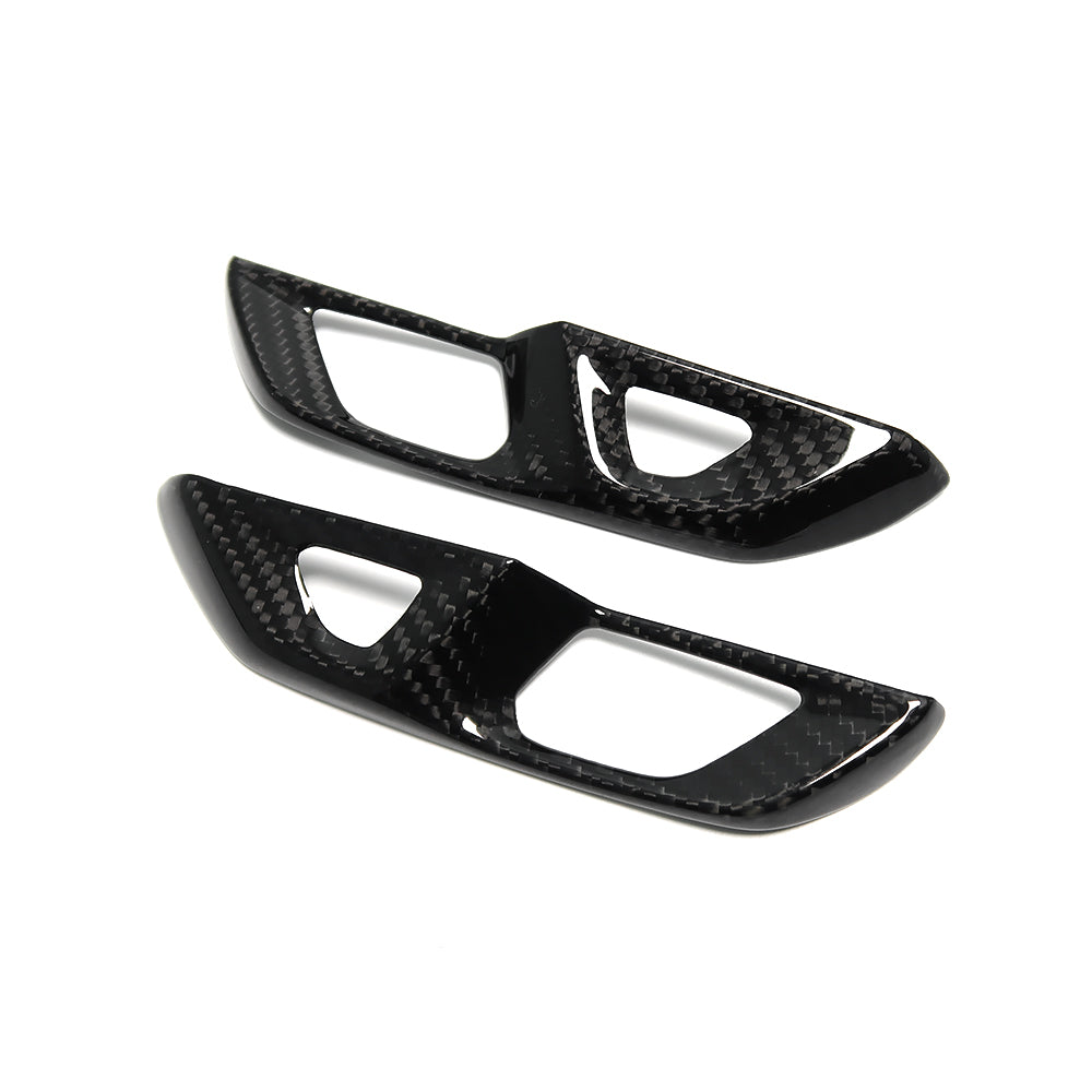 (2020'+) C8 Corvette Carbon Fiber Door Lock Trim Covers