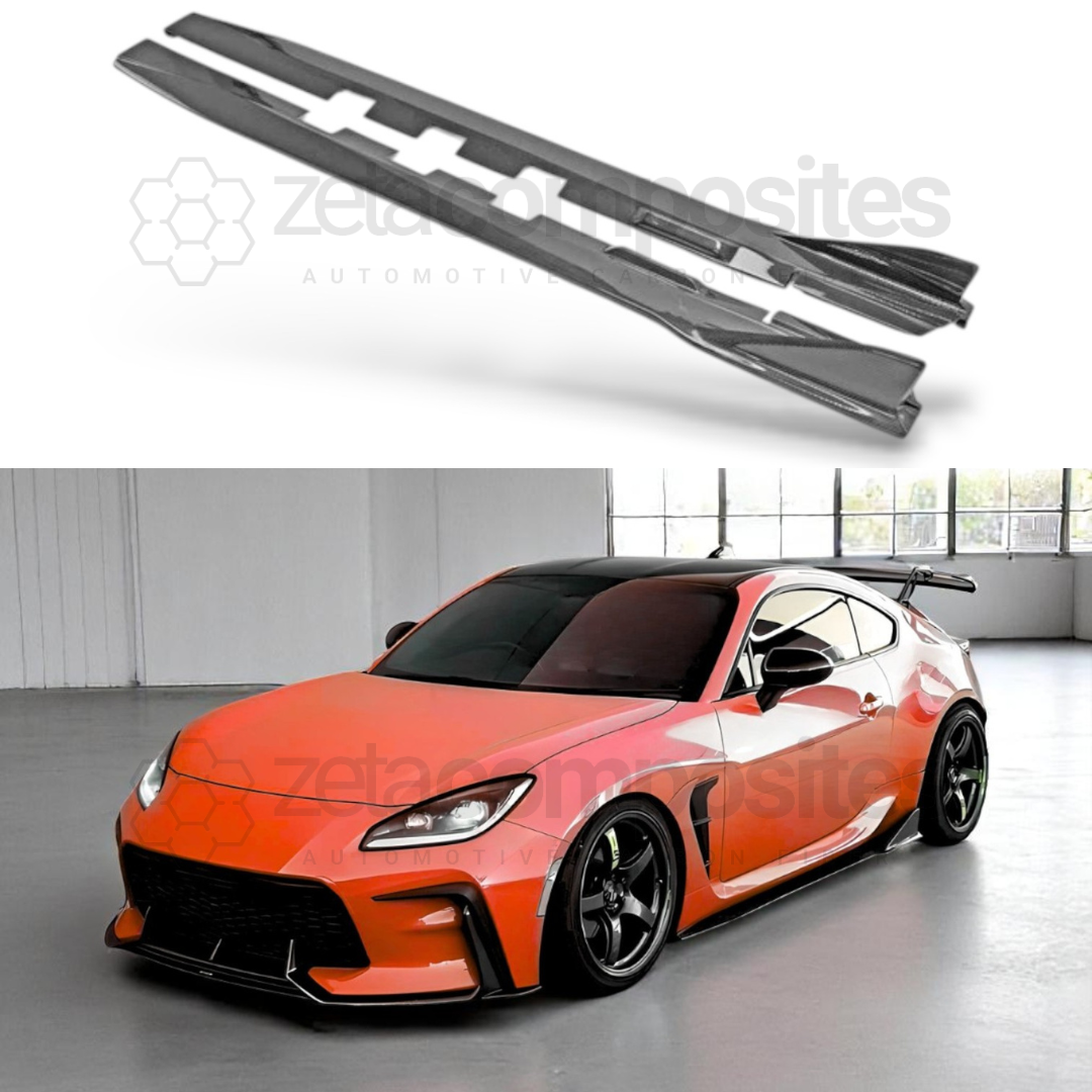 Carbon Fiber Side Skirts for Toyota GR86 / Subaru BRZ 2022+