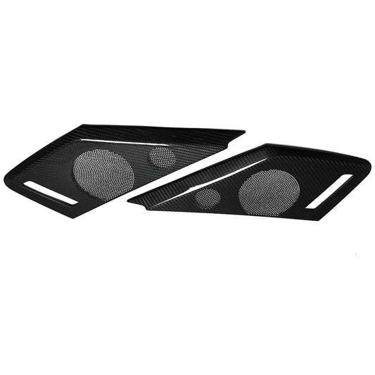 (2020'+) C8 Corvette Carbon Fiber Speaker Cover Set