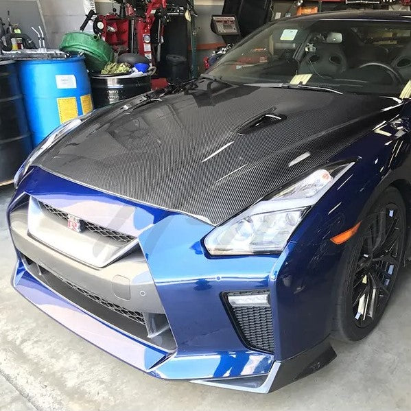 2017+ Nissan R35 GTR OEM Style Carbon Fiber Hood