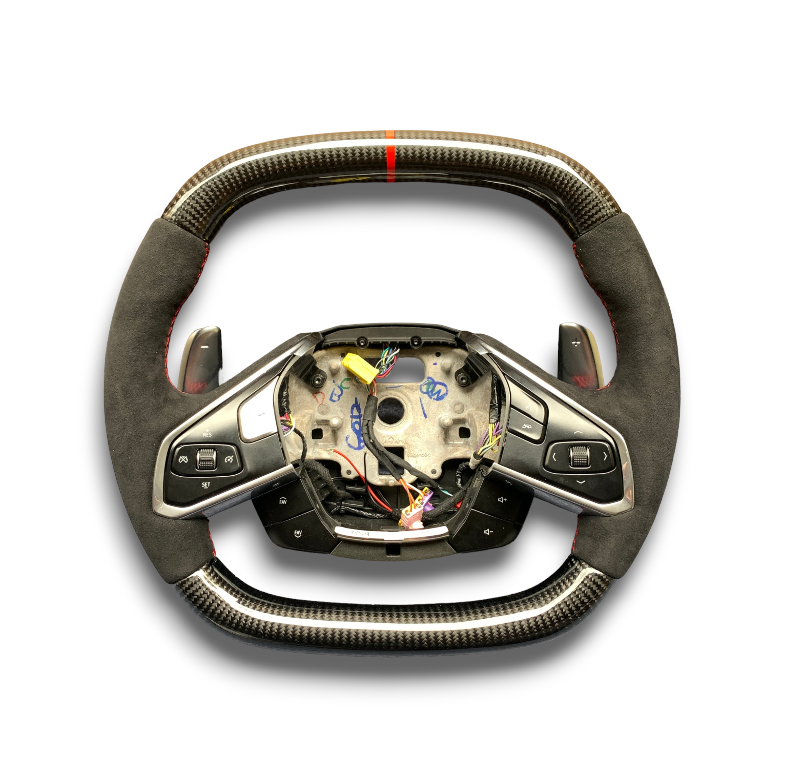 C8 Corvette 2020+ Customizable Carbon Fiber Steering Wheel