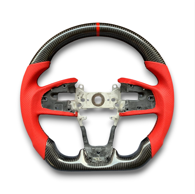 2016-2021 10th Gen Honda Civic/FK/Type R/SI Carbon Fiber Steering Wheel