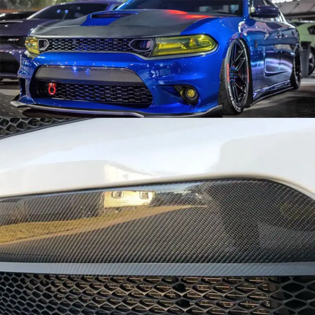 2015-2023 Dodge Charger Carbon Fiber Front Bumper Direct Replacement