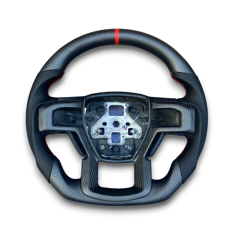 1st Gen + 2nd Gen F150 / Ford Raptor Carbon Fiber Steering Wheel Build