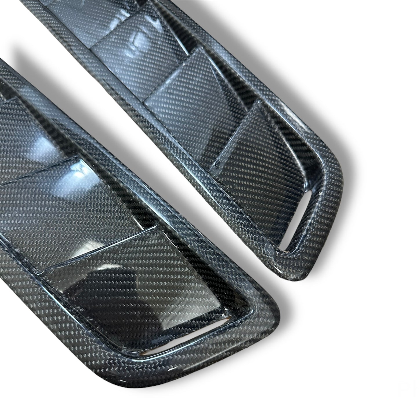 2013-2014 Mustang Carbon Fiber Hood Vents Replacements