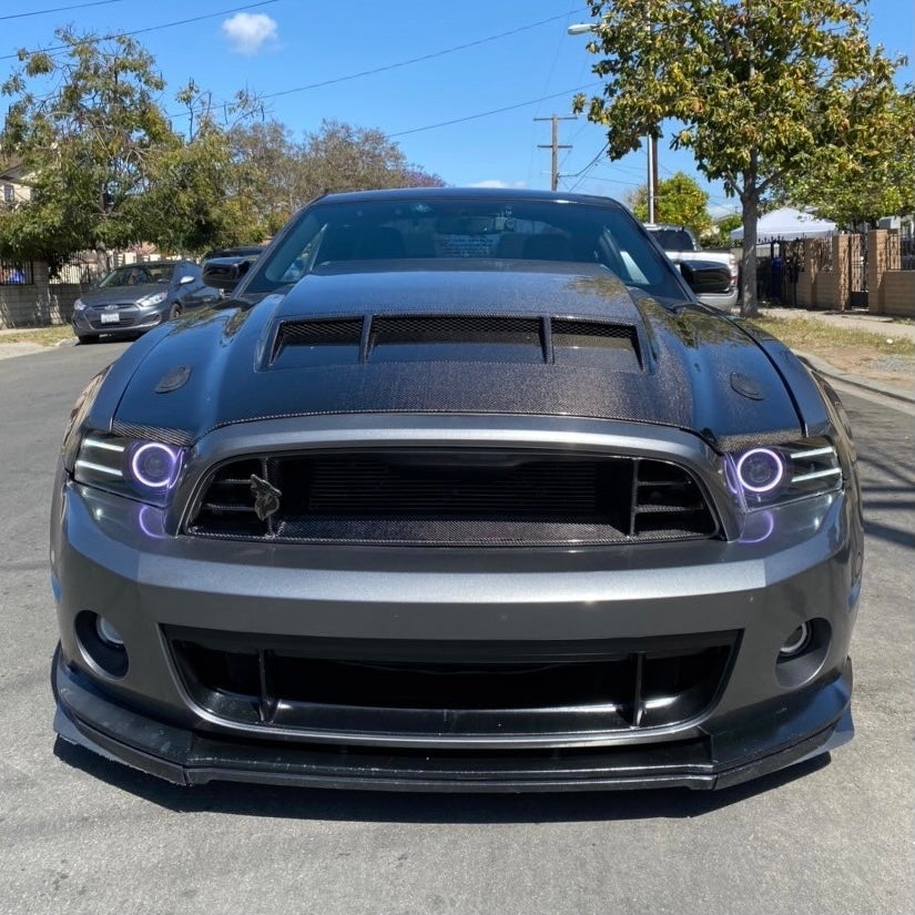 2013-2014 Mustang Carbon Fiber Gt500 Style Upper Grille