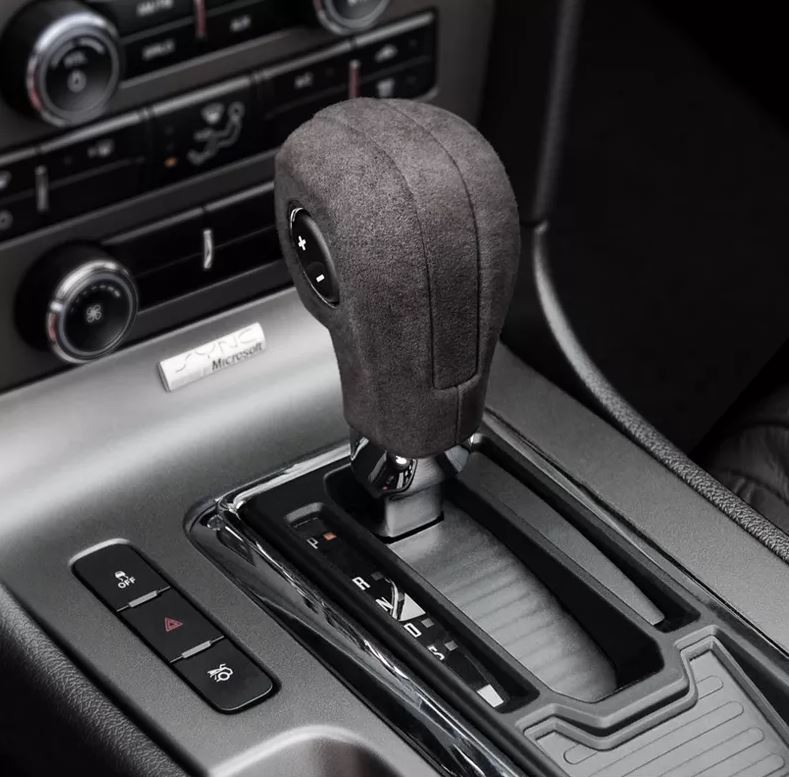 alcantara suede cover for 6r80 mustang shifter